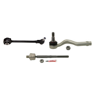 MOOG® - Front Passenger Side Lower Control Arm with Ball Joint and Tie Rod End Kit