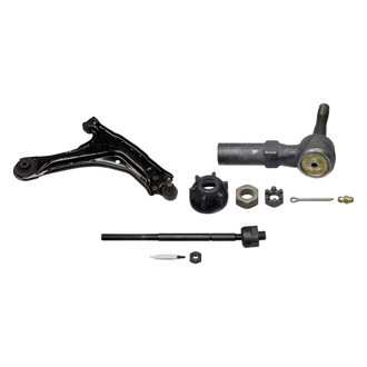 MOOG® - Front Passenger Side Lower Control Arm with Ball Joint and Tie Rod End Kit