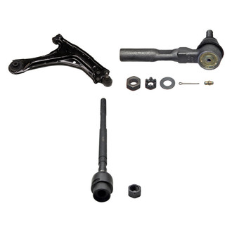 MOOG® - Front Passenger Side Lower Control Arm with Ball Joint and Tie Rod End Kit