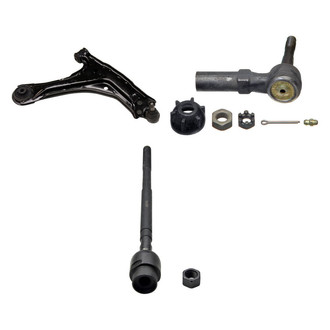 MOOG® - Front Passenger Side Lower Control Arm with Ball Joint and Tie Rod End Kit