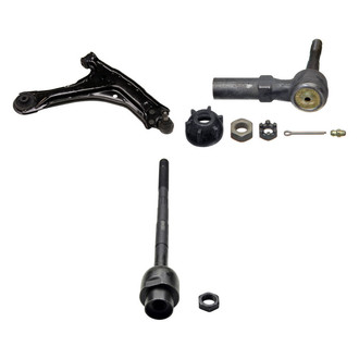 MOOG® - Front Passenger Side Lower Control Arm with Ball Joint and Tie Rod End Kit