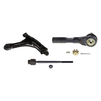 MOOG® - Front Passenger Side Lower Control Arm with Ball Joint and Tie Rod End Kit
