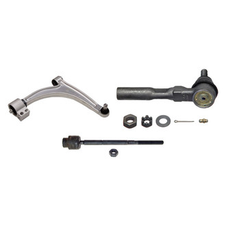 MOOG® - Front Passenger Side Lower Control Arm with Ball Joint and Tie Rod End Kit