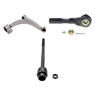 MOOG® - Front Passenger Side Lower Control Arm with Ball Joint and Tie Rod End Kit
