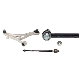 MOOG® - Front Passenger Side Lower Control Arm with Ball Joint and Tie Rod End Kit
