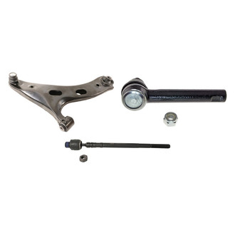 MOOG® - Front Passenger Side Lower Control Arm with Ball Joint and Tie Rod End Kit