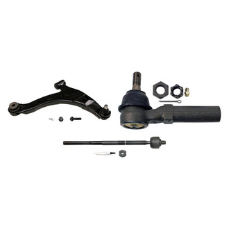 MOOG® - Front Passenger Side Lower Control Arm with Ball Joint and Tie Rod End Kit