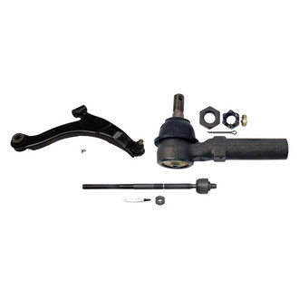 MOOG® - Front Passenger Side Lower Control Arm with Ball Joint and Tie Rod End Kit