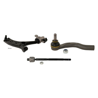 MOOG® - Front Passenger Side Lower Control Arm with Ball Joint and Tie Rod End Kit