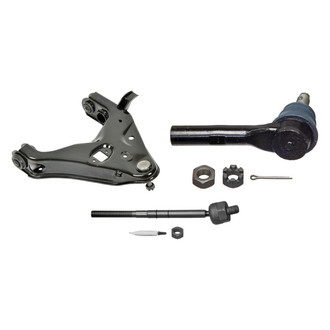MOOG® - Front Passenger Side Lower Control Arm with Ball Joint and Tie Rod End Kit