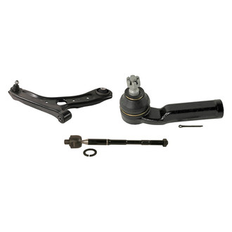 MOOG® - Front Passenger Side Lower Control Arm with Ball Joint and Tie Rod End Kit