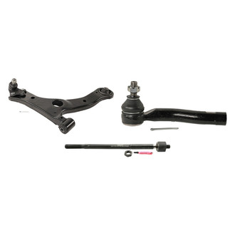 MOOG® - Front Passenger Side Lower Control Arm with Ball Joint and Tie Rod End Kit