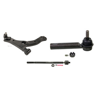 MOOG® - Front Passenger Side Lower Control Arm with Ball Joint and Tie Rod End Kit