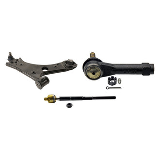 MOOG® - Front Passenger Side Lower Control Arm with Ball Joint and Tie Rod End Kit