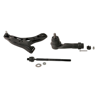 MOOG® - Front Passenger Side Lower Control Arm with Ball Joint and Tie Rod End Kit
