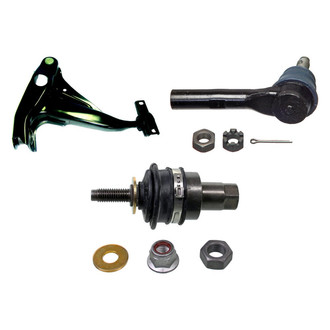 MOOG® - Front Passenger Side Lower Control Arm with Ball Joint and Tie Rod End Kit