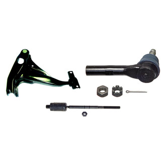 MOOG® - Front Passenger Side Lower Control Arm with Ball Joint and Tie Rod End Kit