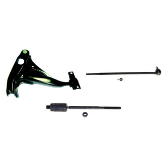MOOG® - Front Passenger Side Lower Control Arm with Ball Joint and Tie Rod End Kit