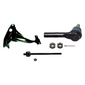 MOOG® - Front Passenger Side Lower Control Arm with Ball Joint and Tie Rod End Kit