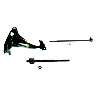 MOOG® - Front Passenger Side Lower Control Arm with Ball Joint and Tie Rod End Kit