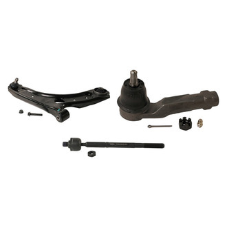 MOOG® - Front Passenger Side Lower Control Arm with Ball Joint and Tie Rod End Kit