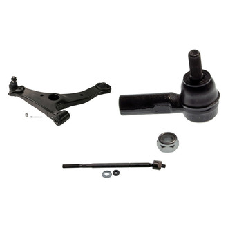 MOOG® - Front Passenger Side Lower Control Arm with Ball Joint and Tie Rod End Kit