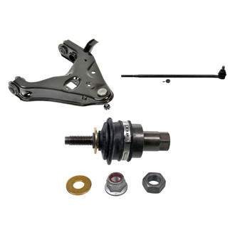 MOOG® - Front Passenger Side Lower Control Arm with Ball Joint and Tie Rod End Kit