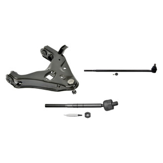 MOOG® - Front Passenger Side Lower Control Arm with Ball Joint and Tie Rod End Kit