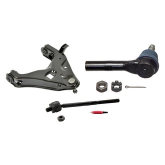 MOOG® - Front Passenger Side Lower Control Arm with Ball Joint and Tie Rod End Kit