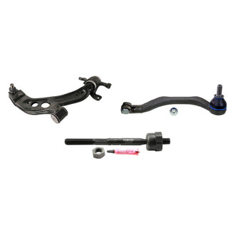 MOOG® - Front Passenger Side Lower Control Arm with Ball Joint and Tie Rod End Kit