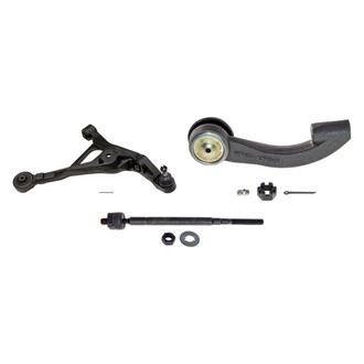 MOOG® - Front Passenger Side Lower Control Arm with Ball Joint and Tie Rod End Kit