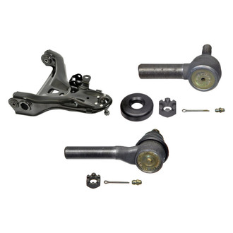 MOOG® - Front Passenger Side Lower Control Arm with Ball Joint and Tie Rod End Kit