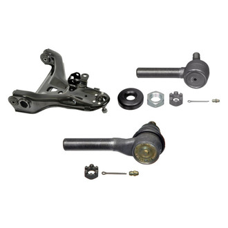 MOOG® - Front Passenger Side Lower Control Arm with Ball Joint and Tie Rod End Kit