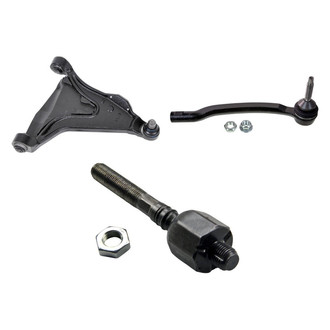 MOOG® - Front Passenger Side Lower Control Arm with Ball Joint and Tie Rod End Kit