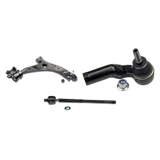 MOOG® - Front Passenger Side Lower Control Arm with Ball Joint and Tie Rod End Kit