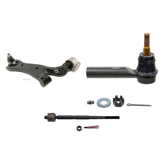 MOOG® - Front Passenger Side Lower Control Arm with Ball Joint and Tie Rod End Kit