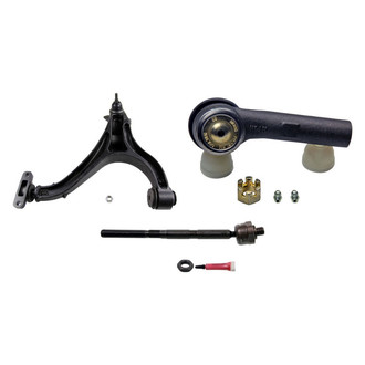 MOOG® - Front Passenger Side Lower Control Arm with Ball Joint and Tie Rod End Kit