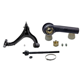 MOOG® - Front Passenger Side Lower Control Arm with Ball Joint and Tie Rod End Kit