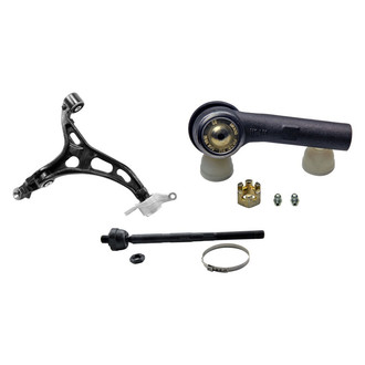 MOOG® - Front Passenger Side Lower Control Arm with Ball Joint and Tie Rod End Kit