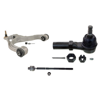 MOOG® - Front Passenger Side Lower Control Arm with Ball Joint and Tie Rod End Kit