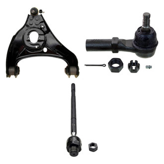 MOOG® - Front Passenger Side Lower Control Arm with Ball Joint and Tie Rod End Kit