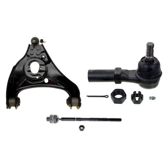 MOOG® - Front Passenger Side Lower Control Arm with Ball Joint and Tie Rod End Kit