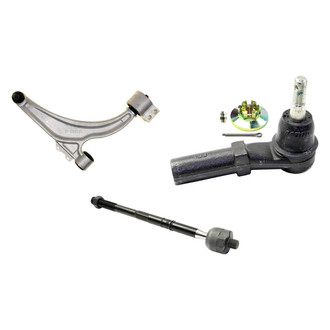MOOG® - Front Passenger Side Lower Control Arm with Ball Joint and Tie Rod End Kit