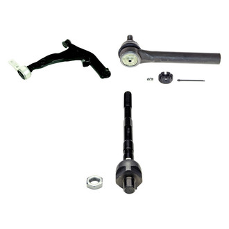 MOOG® - Front Passenger Side Lower Control Arm with Ball Joint and Tie Rod End Kit