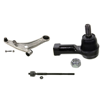 MOOG® - Front Passenger Side Lower Control Arm with Ball Joint and Tie Rod End Kit