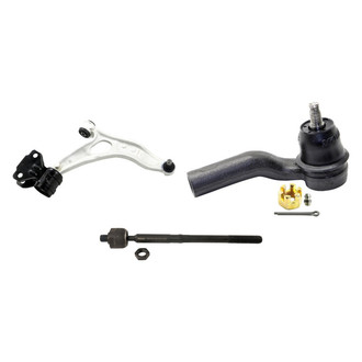 MOOG® - Front Passenger Side Lower Control Arm with Ball Joint and Tie Rod End Kit