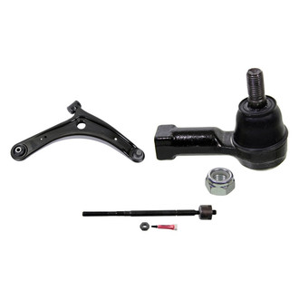 MOOG® - Front Passenger Side Lower Control Arm with Ball Joint and Tie Rod End Kit