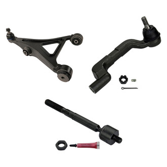 MOOG® - Front Passenger Side Lower Control Arm with Ball Joint and Tie Rod End Kit