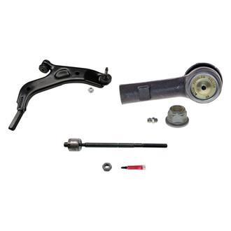 MOOG® - Front Passenger Side Lower Control Arm with Ball Joint and Tie Rod End Kit