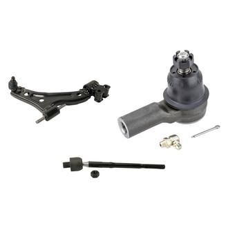 MOOG® - Front Passenger Side Lower Control Arm with Ball Joint and Tie Rod End Kit